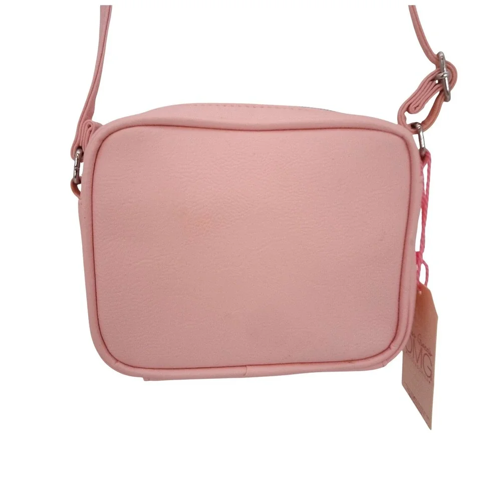 Miss Gwen's OMG‎ Accessories Crossbody Bag Pink New Love Glitter Hearts NWT